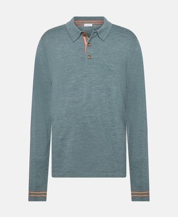 Long-sleeved polo shirt