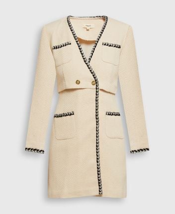 Wool-blend dress