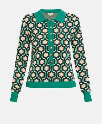 Knitted polo shirt