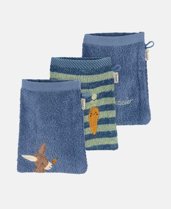 Wash cloth pack of 3 Emmilius