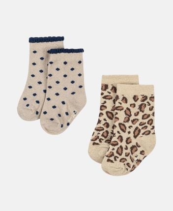 Socks, pack of 2 Leo