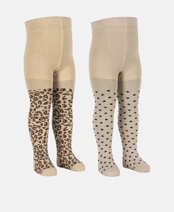 Tights, pack of 2 Leo