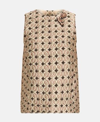 Sleeveless shirt blouse