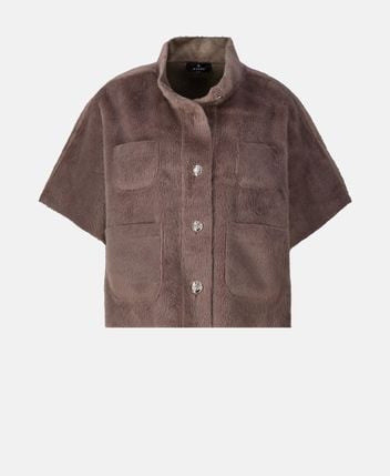 Faux fur jacket