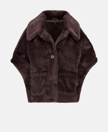 Faux fur jacket