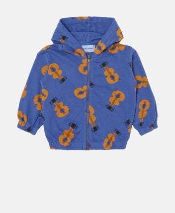 Hooded sweat jacket