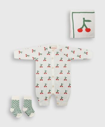 Wool-blend romper