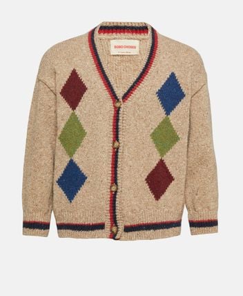 Wool-blend cardigan