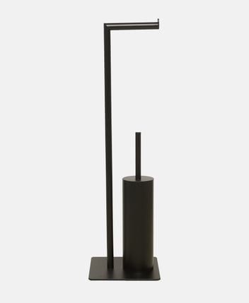 Toilet brush with holder