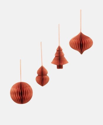 Pendant decorations, set of 4