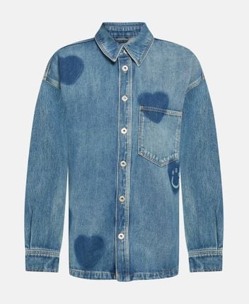 Denim blouse