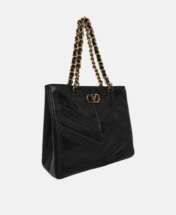Leather tote bag Laseine
