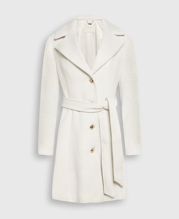 Wool-blend coat