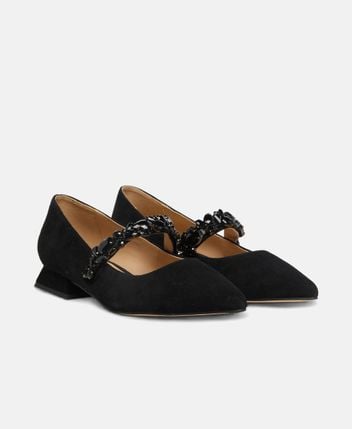 Ballerina flat with straps
