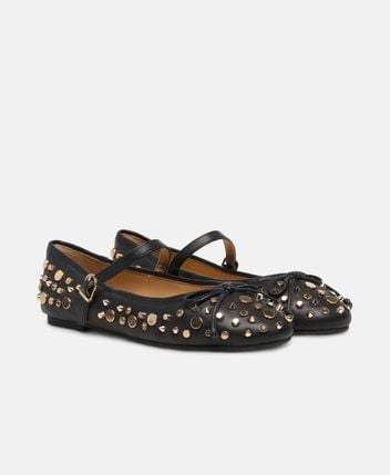 Ballerina flat with straps