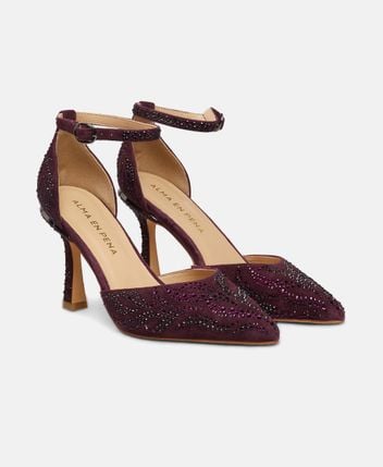 Ankle strap pump