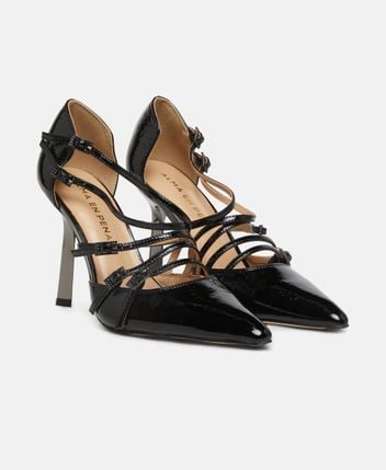 Ankle strap pump Charol