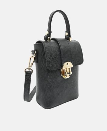 Leather bucketbag