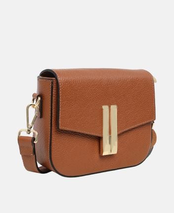 Leather cross body bag