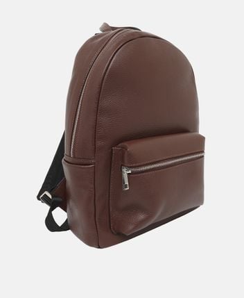 Leather backpack