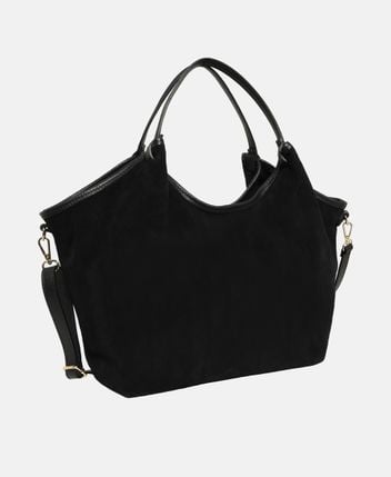 Leather tote bag