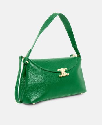 Leather shoulder bag