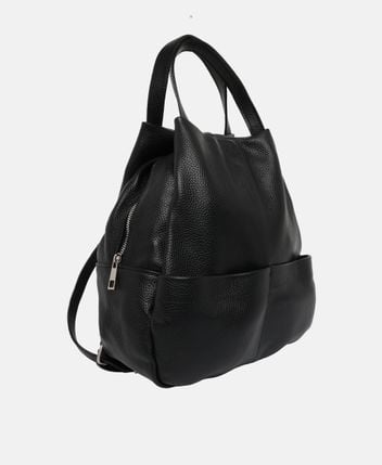 Leather backpack