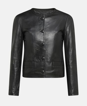 Leather jacket Lemans