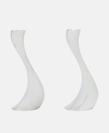 Candle holders, set of 2 Cobra