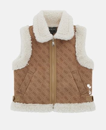 Faux fur gilet