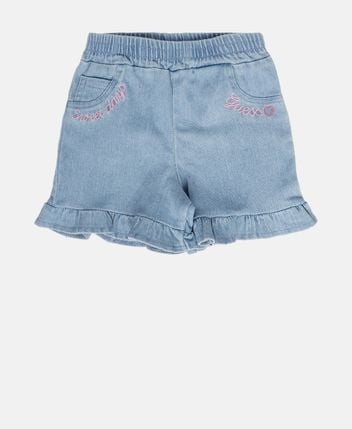 Denim shorts