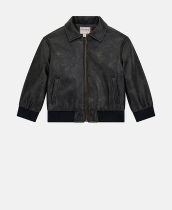 Leather-look jacket