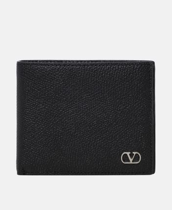 Leather wallet Vlogo Signature