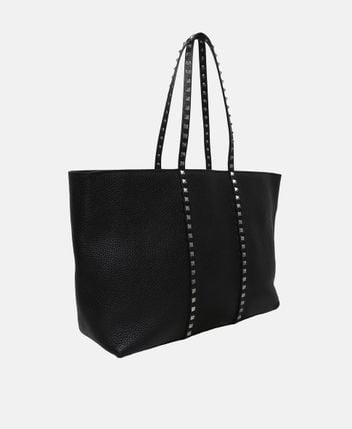Leather shopper Rockstud