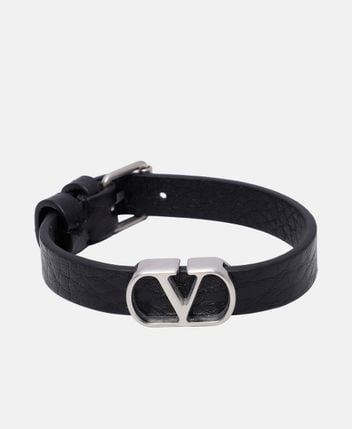 Leather bracelet Vlogo Signature