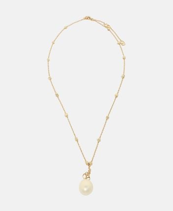 Necklace with pearl pendant Vlogo Signature