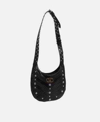 Leather shoulder bag