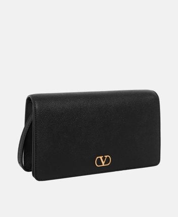 Leather shoulder bag Vlogo Signature