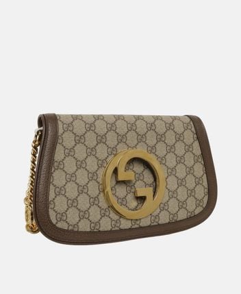Leather shoulder bag
