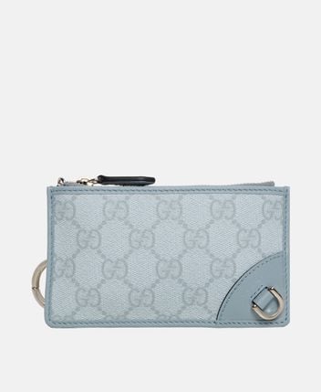 Leather wallet and card case set