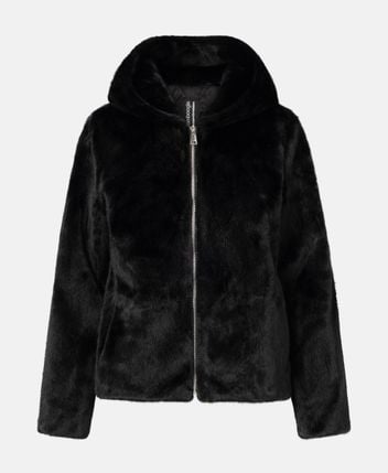 Faux fur jacket