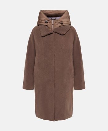 Fleece coat Bimaterico