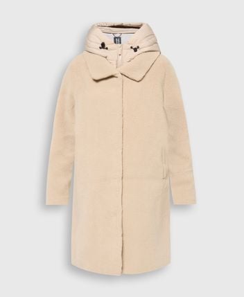 Fleece coat Bimaterico