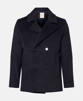 Wool-blend coat