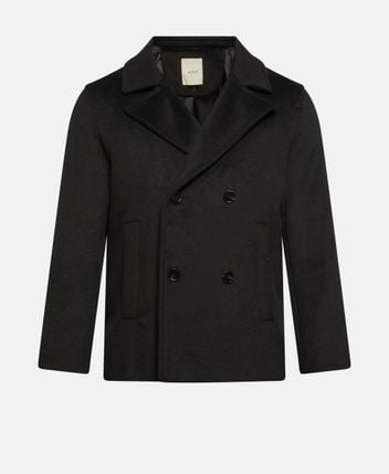 Wool-blend coat