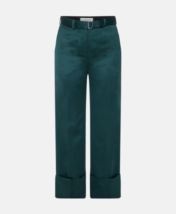 Wool-blend trousers