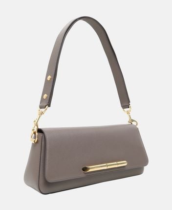 Leather shoulder bag
