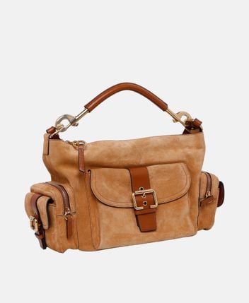 Leather handbag Camera