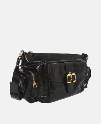 Leather shoulder bag