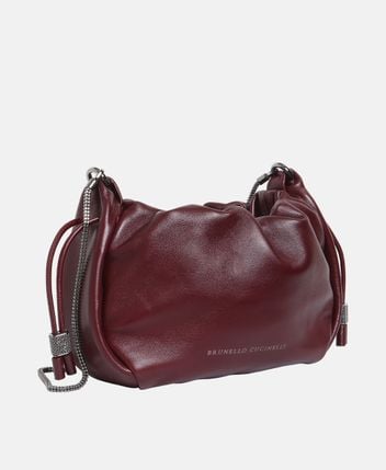 Leather cross body bag